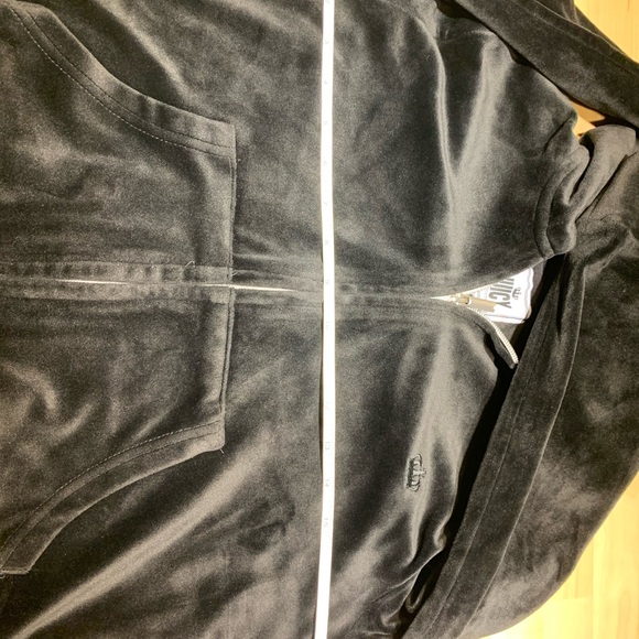 Juicy Couture Classic Black Zip-Up Hoodie - Picture 6 of 6